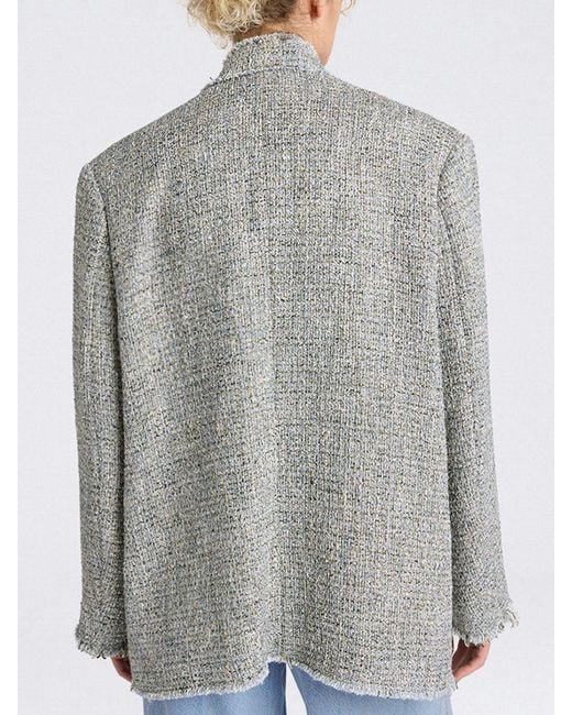 Momoní Gray MomonÌ Cotton Blend Blazer