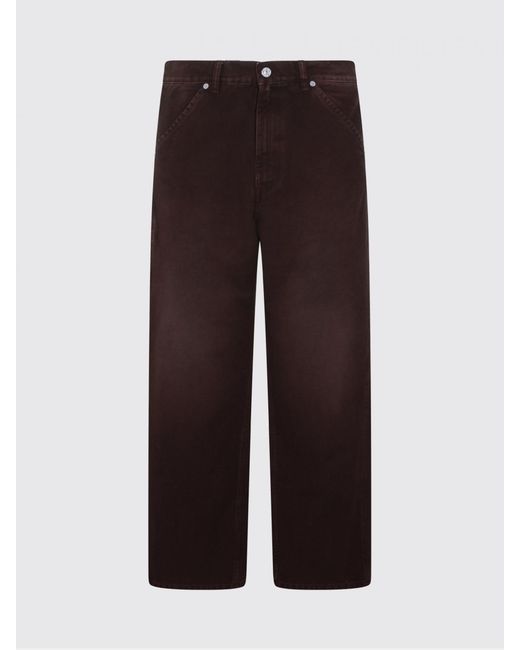 Marni Black Wide-Leg Cotton Denim Jeans for men