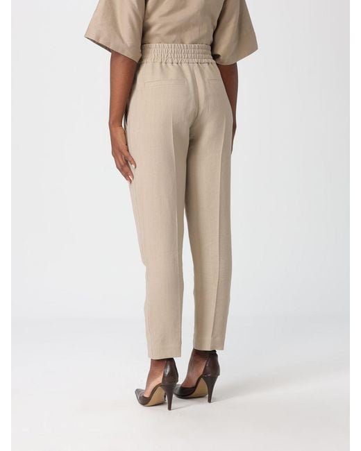 Brunello Cucinelli Natural Baggy Trousers