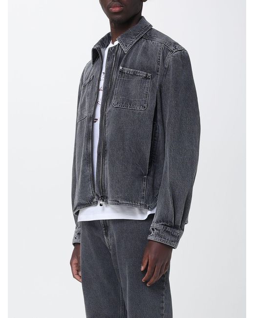 Ferrari Gray Denim Jacket for men