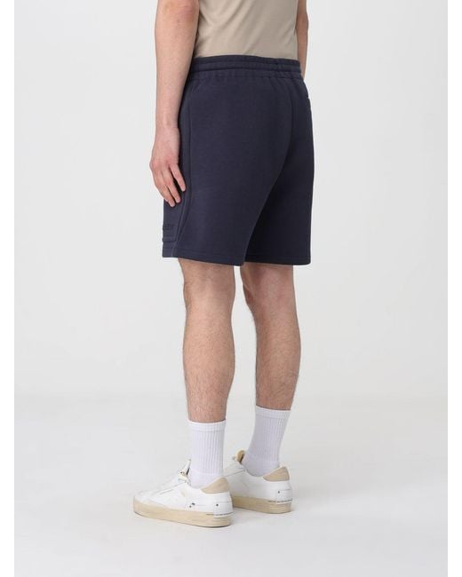 Mackage Blue Cotton Blend Jogging Shorts for men