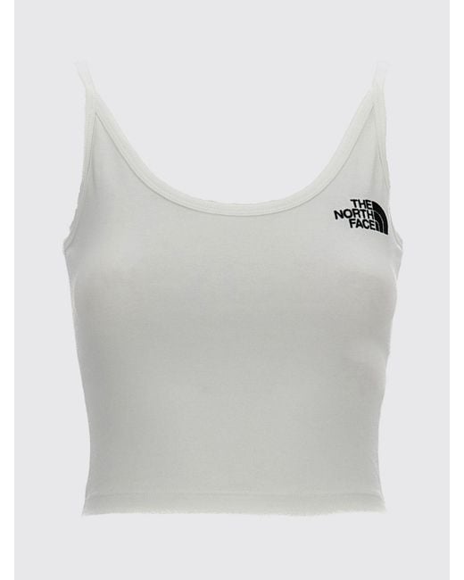 The North Face Blue Basic Stretch Cotton Tank Top