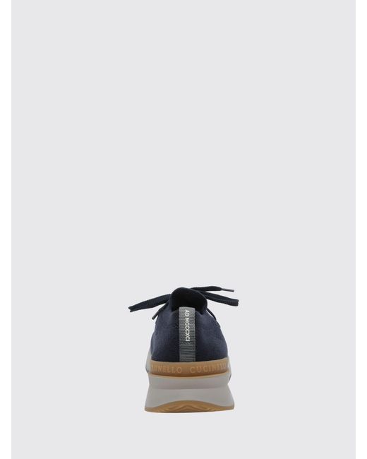Brunello Cucinelli Blue Sneakers for men