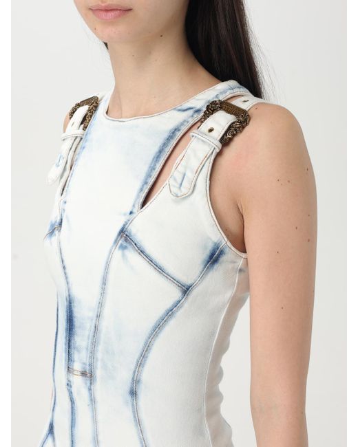 Versace Jeans Couture White Dress