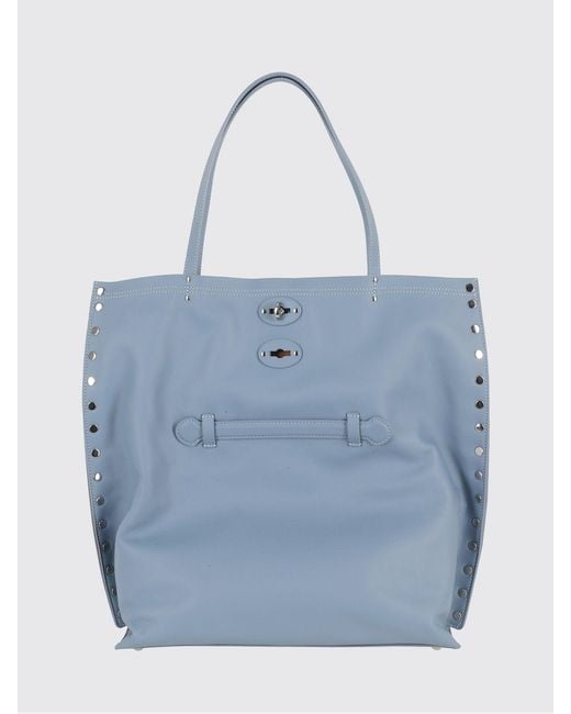 Zanellato Blue A'Spasso Saeta Tote Bag