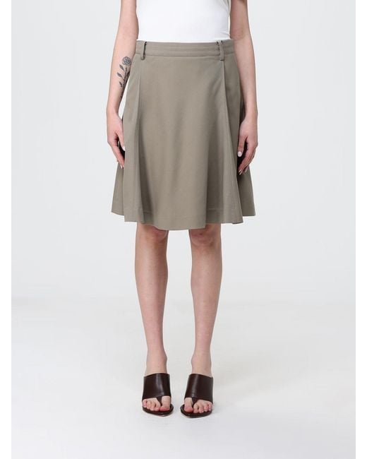 Low Classic Natural Wool Blend Skirt