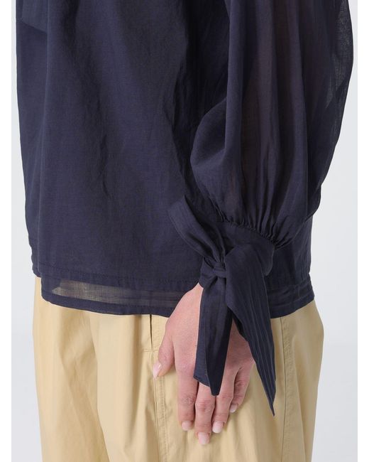 Tela Blue Cotton Blouse