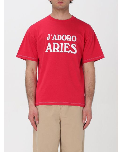 Camiseta Aries de hombre de color Red