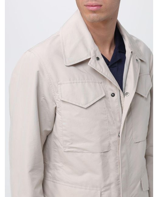 Eleventy Gray Cotton Blend Jacket for men