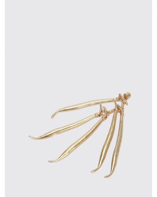 Pendientes Haricots De Latón Jacquemus de color White