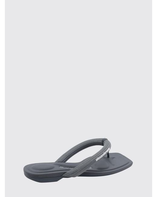 Alexander Wang White Mesh Jenna Flip-Flops