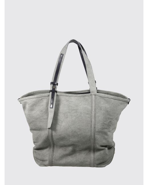 Golden Goose Deluxe Brand Gray Cotton Canvas Bag