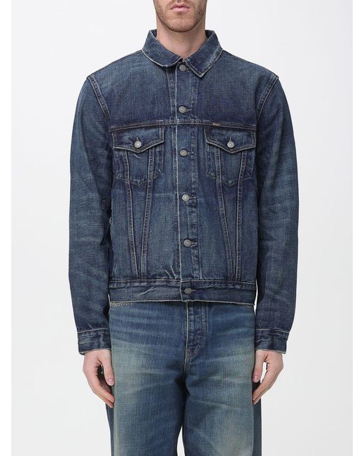 Polo Ralph Lauren Blue Cotton Denim Jacket for men