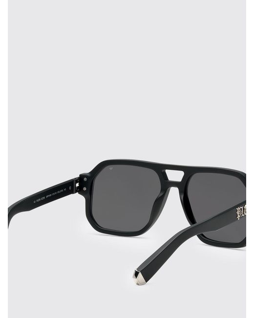 Philipp Plein Gray Icon Aviator Sunglasses for men