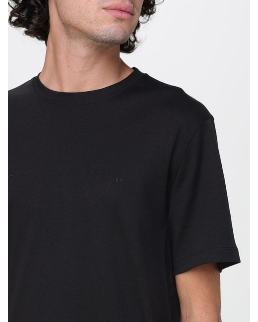 Michael Kors Black Organic Cotton T-Shirt for men