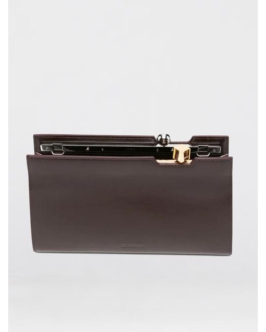 Jacquemus Brown Le Salon Leather Clutch