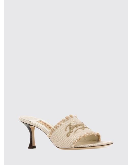 Jimmy Choo Natural Heeled Sandal