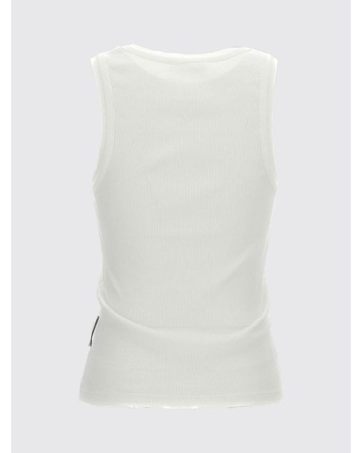 Des Phemmes Blue Jersey Top With Appliqués
