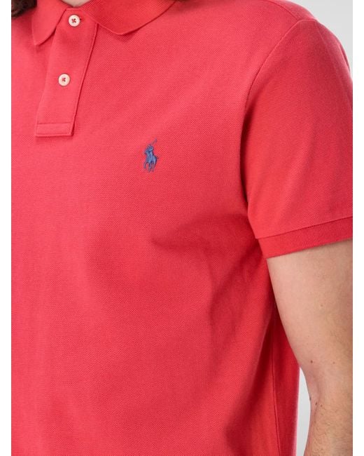 Polo Homme Ralph Lauren pour homme en coloris Red