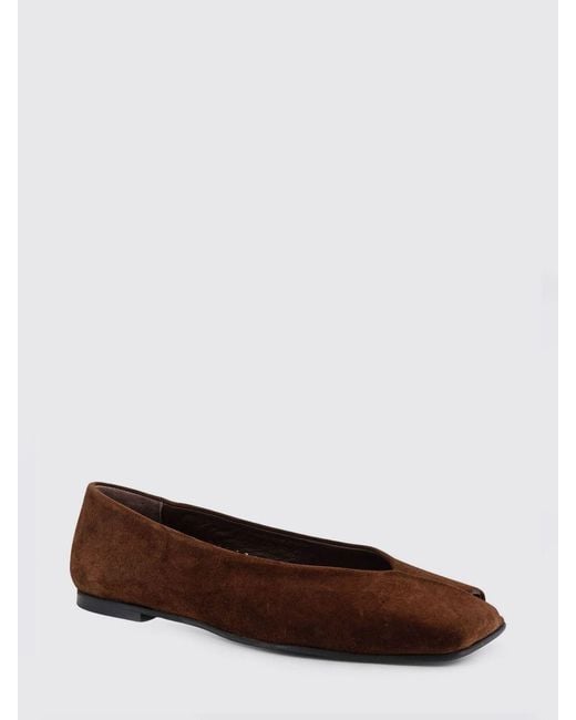 Alohas White Katia Suede Ballerinas