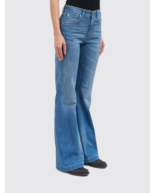 Dondup Blue Straight Jeans