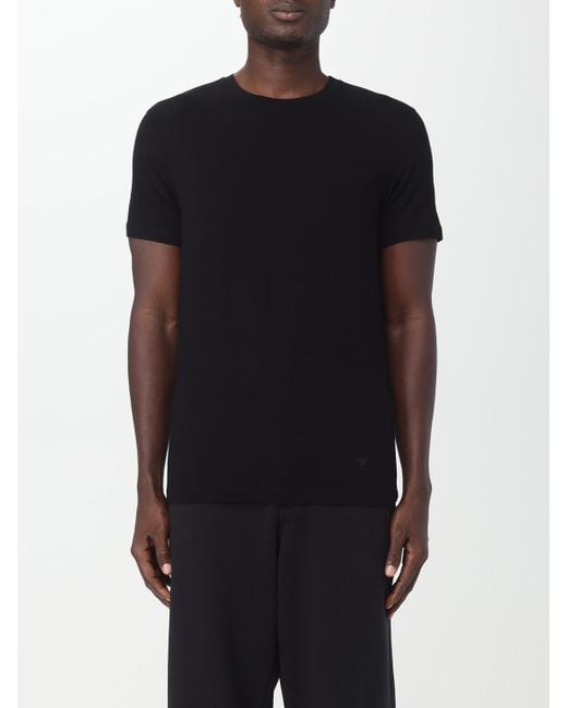 Emporio Armani Black T-shirt for men