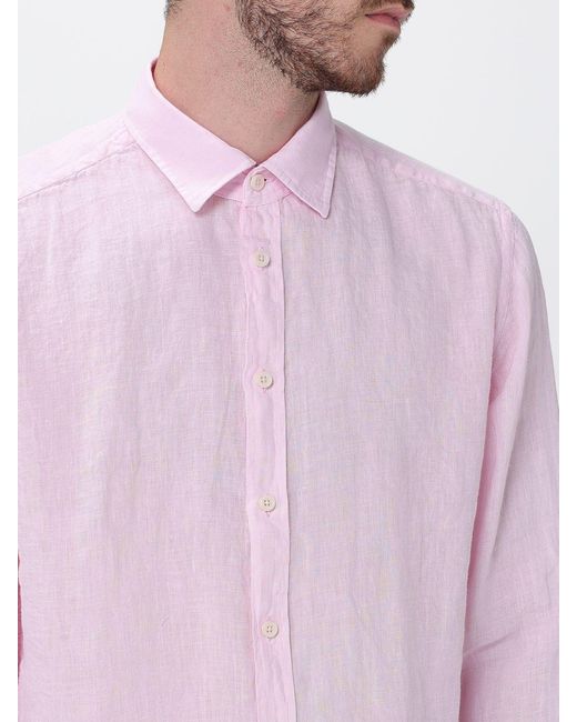 Camicia Basic di B.D. Baggies in Pink da Uomo