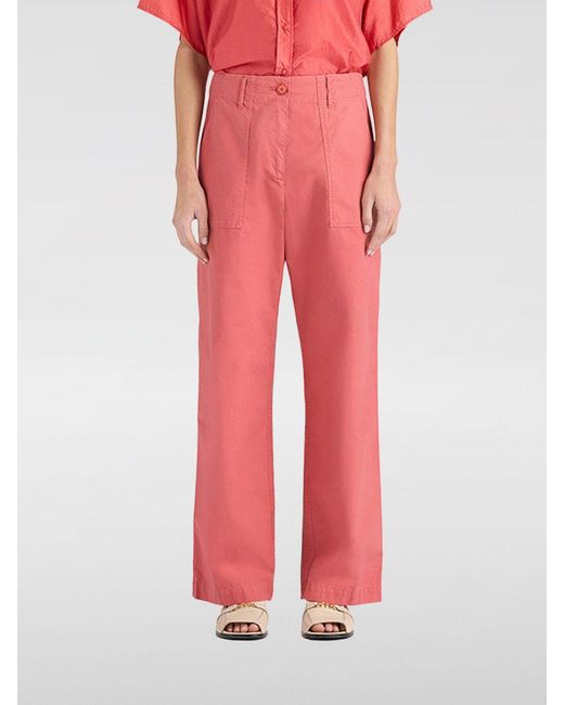 Momoní Red MomonÌ High-Waisted Straight Trousers