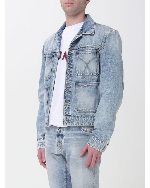DSquared² Blue Jacket for men