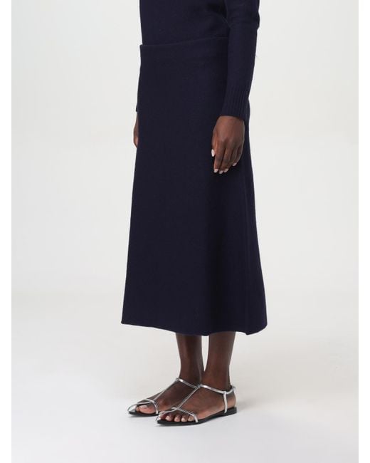 Jil Sander Blue Skirt