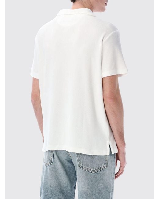 Polo Ralph Lauren White Cotton Blend Polo Shirt for men