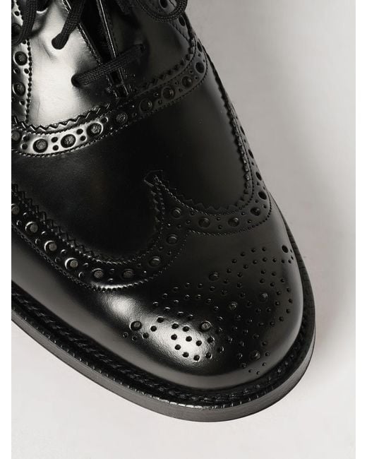 Church's Black Leather Derby Shoes for men