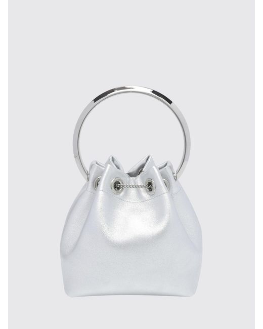 Jimmy Choo White Bon Bon Mini Bag