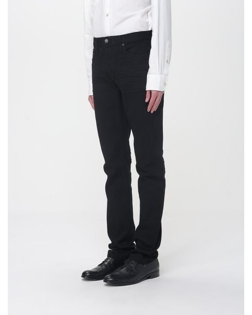 Tom Ford Blue Slim Fit Stretch Denim Jeans for men