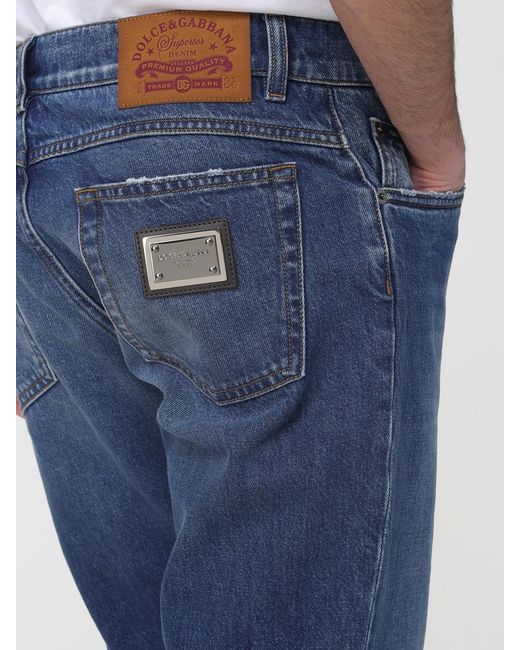Dolce & Gabbana Blue Dolce &Amp Gabbana Denim Slim Fit Jeans for men