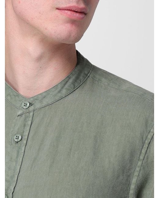 Blauer Green Linen Casual Shirt for men