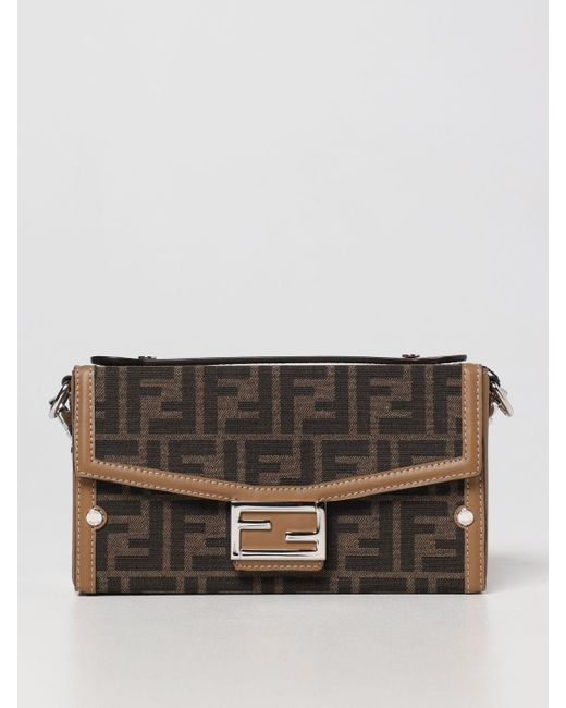 Fendi Shoulder Bag Man in Gray for Men Lyst