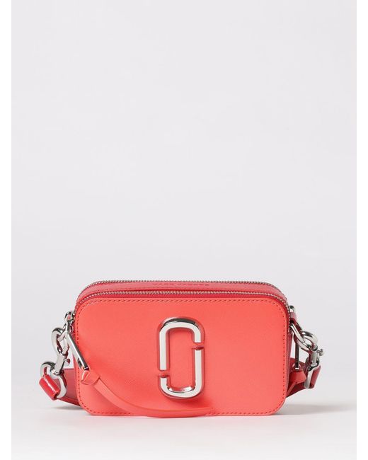 Marc Jacobs Red The Snapshot Saffiano Leather Bag