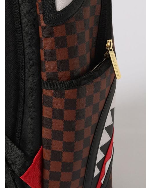 Zaino Sawtooth Sharks di Sprayground in Red da Uomo