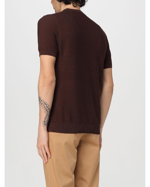 Drumohr Brown T-shirt for men