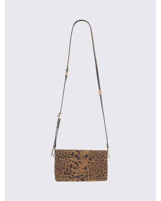 Pinko White Love One Slouchy Foldover Bag