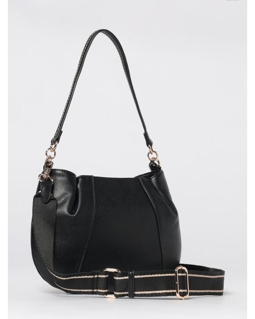 Liu Jo Black Grained Synthetic Leather Bag