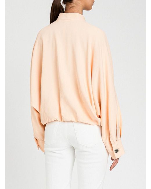 Twinset White Stretch Viscose Bomber Jacket