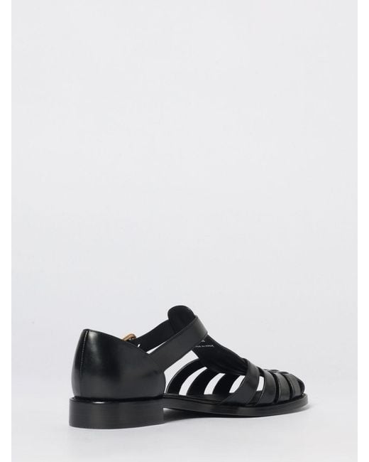 Church's White Kelsey Perforated Leather Sandals