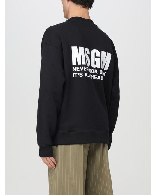 MSGM Blue Sweatshirt for men