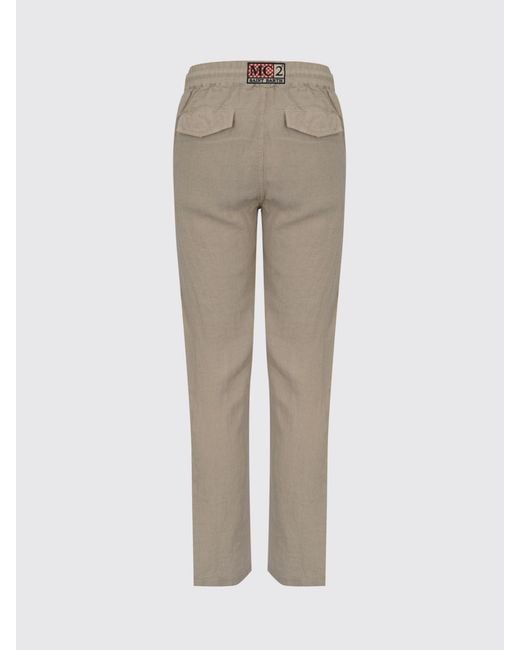 Mc2 Saint Barth Natural Linen Jogging Trousers for men