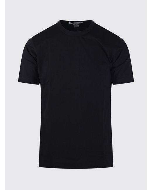 Comme des Garçons Black Basic Cotton T-Shirt for men
