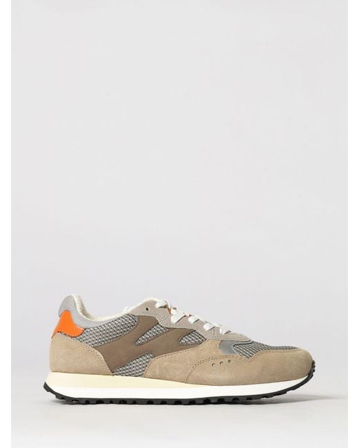 Woolrich White Suede And Mesh Sneakers for men