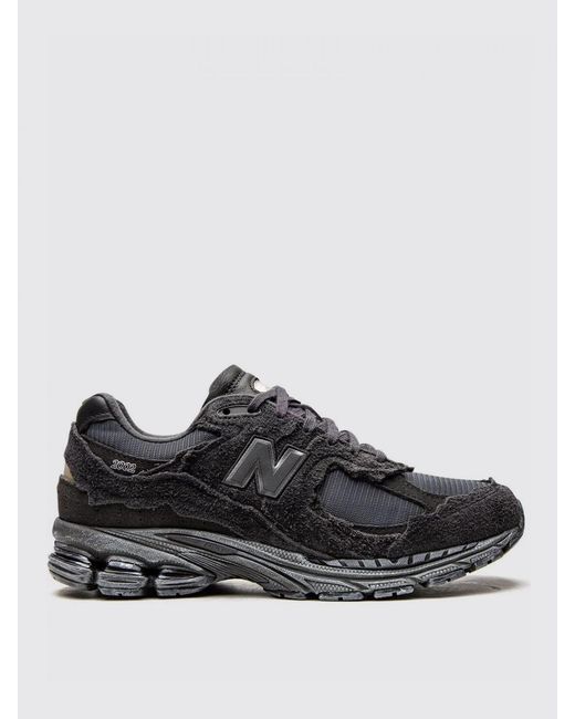 New Balance Black 2002R Suede And Mesh Sneakers for men