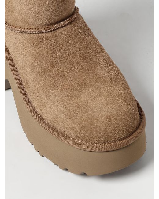 Ugg Brown Flat Ankle Boots